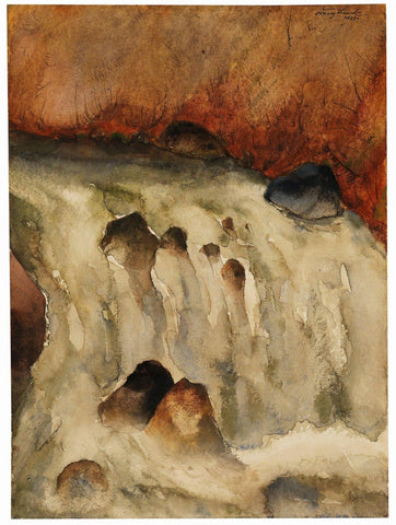Wasserfall,1925 - Franz Lenk by Franz Lenk