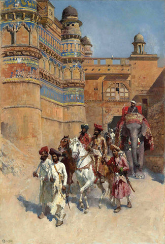 Lord Maharaj Gwalior by Edwin Lord Weeks