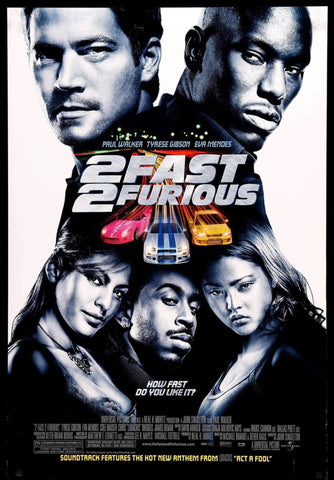 2 Fast 2 Furious - Paul Walker - Tallenge Hollywood Action Movie Poster - Posters by Brian OConner