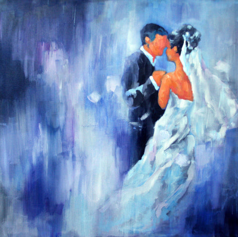 Dance of Love Painting - Posters by Sina Irani