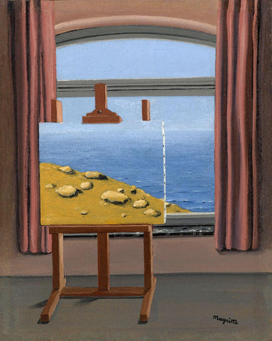 The Human Condition (La Condition Humaine)– René Magritte Painting – Surrealist Art Painting by Rene Magritte