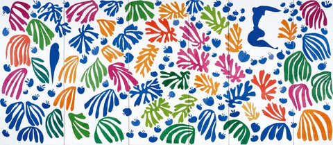 The Parakeet and the Mermaid 1952 - Henri Matisse - Cutouts Lithograph Art Print by Henri Matisse