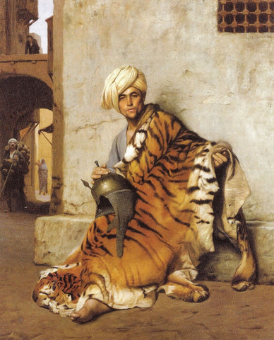 Pelt Merchant of Cairo - Jean Leon Gerome by Jean Leon Gerome