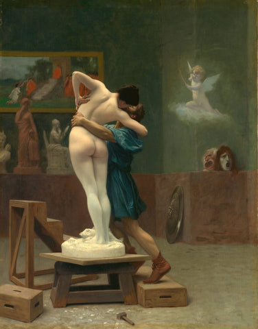 Pygmalion and Galatea- Jean Leon Gerome by Jean Leon Gerome