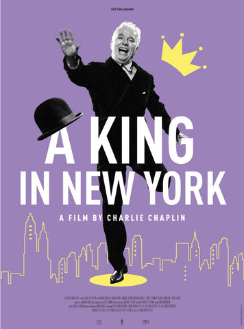A King In New York - Charlie Chaplin - Hollywood Movie Poster by Terry