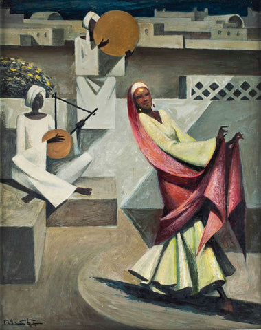 A Nubian Dance - Hussein Bicar - Life Size Posters