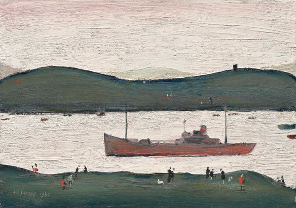 A River Scene On The Clyde - Laurence Stephen Lowry RA - Framed Prints