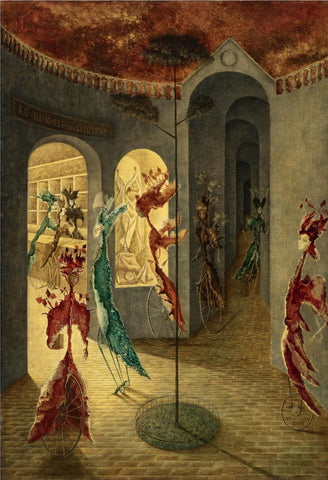 The Bliss of the Ladies (Au Bonheur Des Dames) - Remedios Varo by Remedios Varo