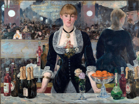 A Bar At The Folies-Bergère - Canvas Prints by Édouard Manet