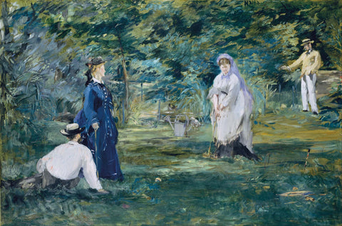A Game of Croquet - Framed Prints by Édouard Manet