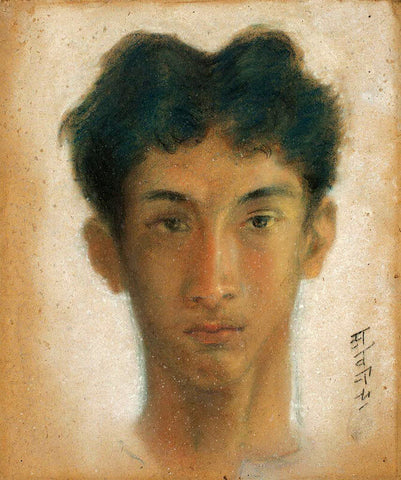 Abanindranath Tagore - Portrait Of Shovanlal Gangooly by Abanindranath Tagore