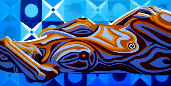 Abstract Nude - In Repose - Large Art Prints