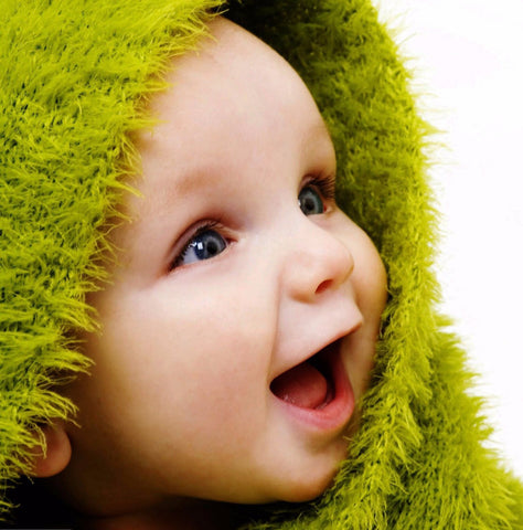 Adorable Baby Smiling At The World - Art Prints by Sina