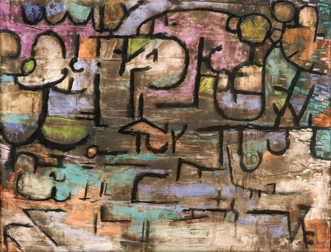 After The Flood - Canvas Prints by Paul Klee