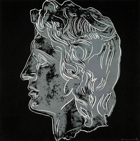 Alexander The Great - Black - Andy Warhol - Pop Art Painting by Andy Warhol