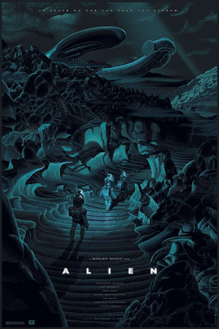 Alien - Tallenge Sci Fu Classic Hollywood Movie Poster Collection - Framed Prints by Tim