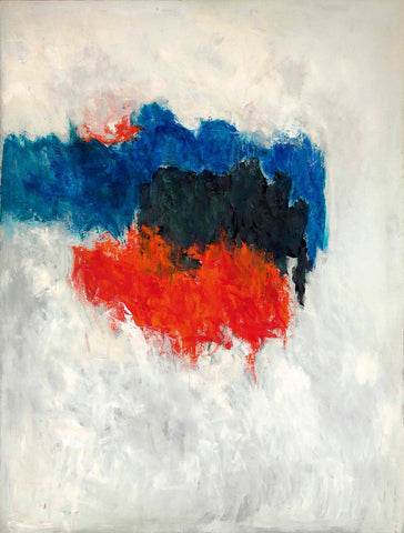 Almost Red White And Blue - Abstract Expressionism Painting by Nick