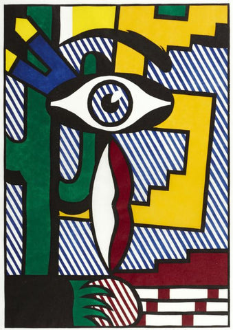 American Indian Theme III by Roy Lichtenstein