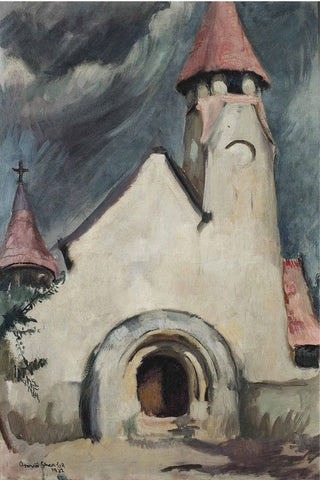 Indian Art - Amrita Sher-Gil - Hungarian Village Church by Amrita Sher-Gil