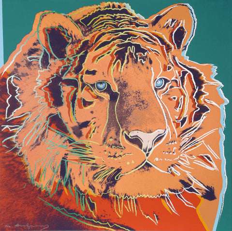 Andy Warhol - Endangered Animal Series - Siberian Tiger by Andy Warhol