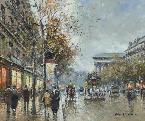 Boulevard de la Madeleine - Antoine Blanchard by Antoine Blanchard