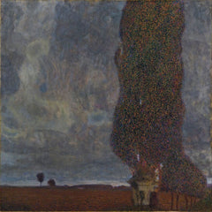 Approaching Thunderstorm (The Large Poplar II) - Gustav Klimt