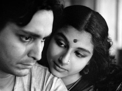 Apur Sansar - Soumitra Chatterjee - Satyajit Ray Bengali Movie Still - Poster - Canvas Prints by Laksh