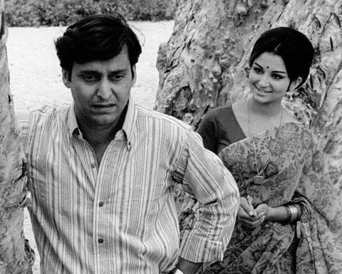 Aranyer Din Ratri (Days and Nights in the Forest) - Soumitra Chatterjee - Satyajit Ray Bengali Movie Still Poster - Canvas Prints by Laksh