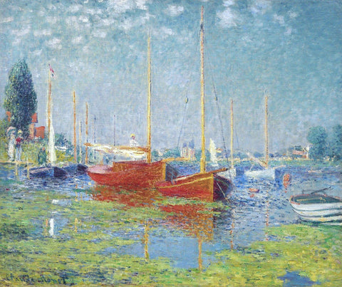 Argenteuil - Canvas Prints by Claude Monet