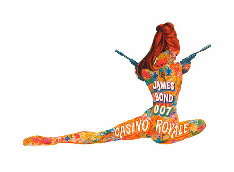 Art - Casino Royale - James Bond 007 - Hollywood Collection - Canvas Prints by Joel Jerry