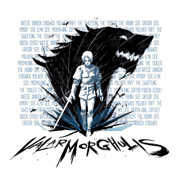 Art From Game Of Thrones - Arya Stark - Valar Morghulis - Art Prints