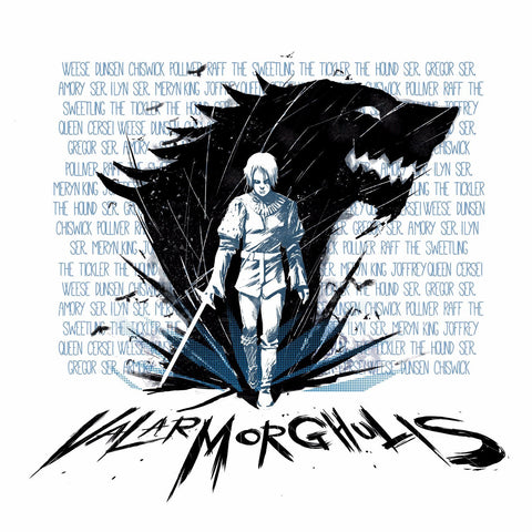 Art From Game Of Thrones - Arya Stark - Valar Morghulis - Art Prints