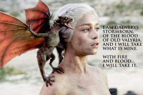 Art From Game Of Thrones - Daenerys Targaryen by Mariann Eddington