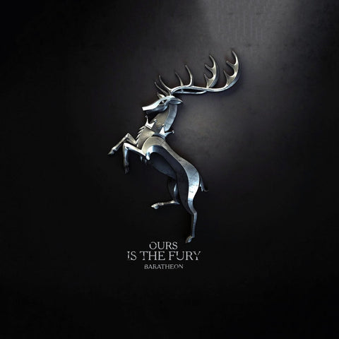 Art From Game Of Thrones - Sigil Of House Baratheon - Ours Is The Fury by Mariann Eddington