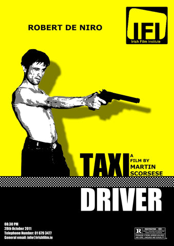 Poster - Robert De Niro in Taxi Driver - Hollywood Collection - Canvas Prints by Bethany Morrison