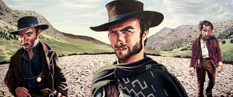 Art Poster - The Good The Bad And The Ugly - Hollywood Collection - Posters by Joel Jerry