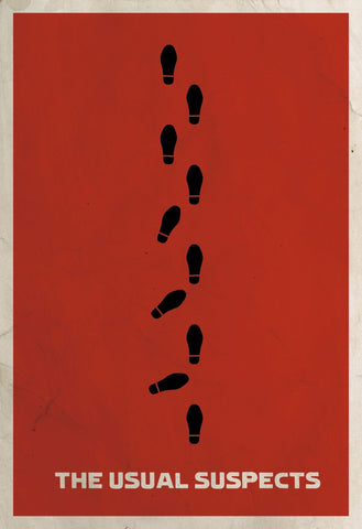 Art Poster - The Usual Suspects - Hollywood Collection - Posters by Joel Jerry