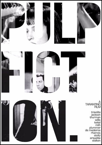 Art Poster 2 - Pulp Fiction - Hollywood Collection - Posters by Bethany Morrison