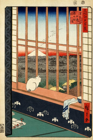 Asakusa Ricefields and Torinomachi Festival – Hiroshige – Japanese Painting - Large Art Prints by Hiroshige