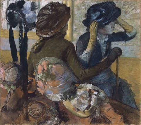 At The Milliners - Life Size Posters by Edgar Degas