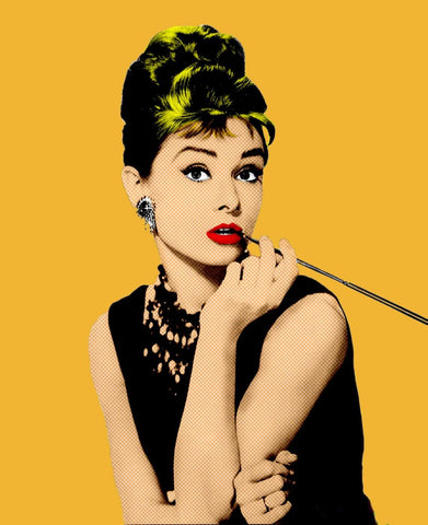 Audrey Hepburn - Pop Art - Tallenge Hollywood Poster Collection by Joel Jerry