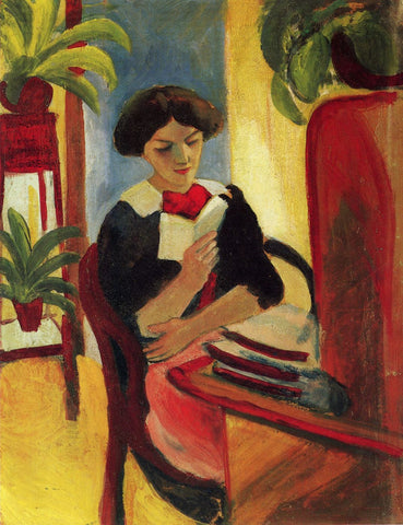 Elizabeth Reading by August Macke