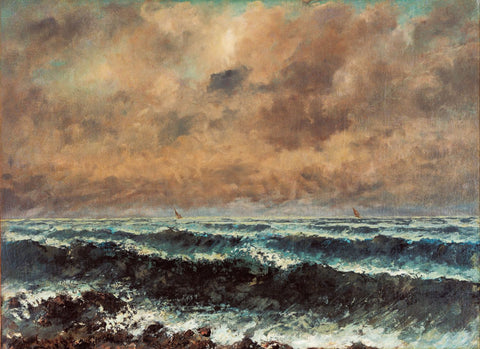 Autumn Sea - Canvas Prints by Gustave Courbet