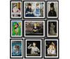 Set of 10 Best of Édouard Manet Paintings - Framed Poster Paper (12 x 17 inches) each