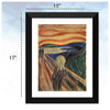Edvard Munch - Set of 10 Framed Poster Paper - (12 x 17 inches)each