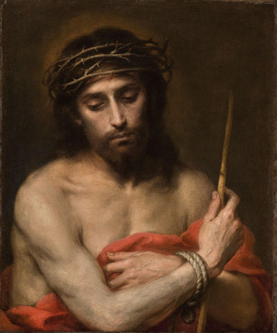 Behold The Man (Ecce Homo) -  Bartolome Esteban Perez Murillo - Christian Art Jesus Painting by Bartolome Esteban Murillo