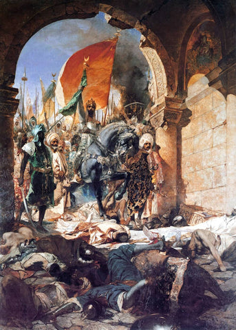 The Entry of Mahomet II into Constantinople by Jean-Joseph Benjamin-Constant