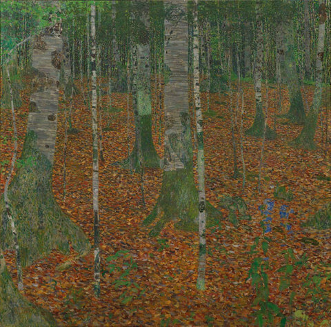 Birch Forest - Gustav Klimt by Gustav Klimt
