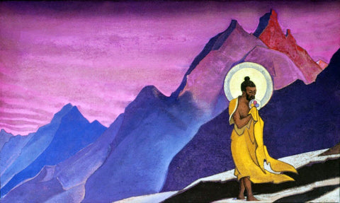 Blessed Soul (Bhagavan Sri Ramakrishna) - Nikolas Roerich by Nicholas Roerich
