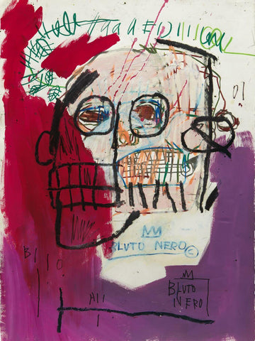 Bluto Nero - Jean-Michel Basquiat - Abstract Expressionist Painting by Jean-Michel Basquiat